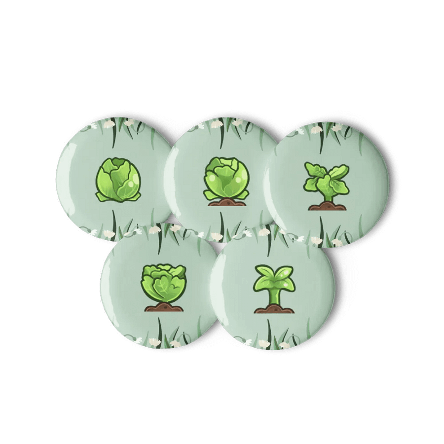The Cabbage pin set! product image (11)