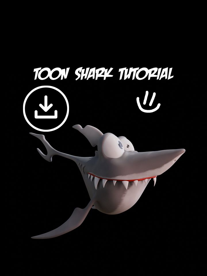 Toon Shark Tutorial in zBrush product image (1)