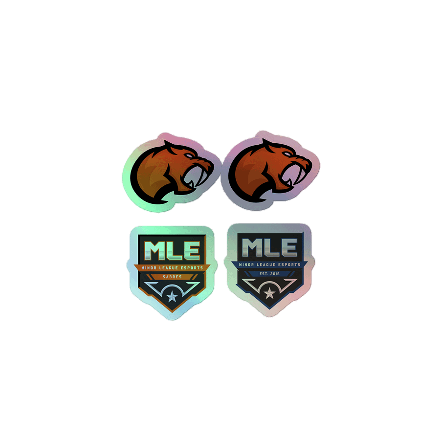 Sabres Holographic Sticker Sheet product image (1)