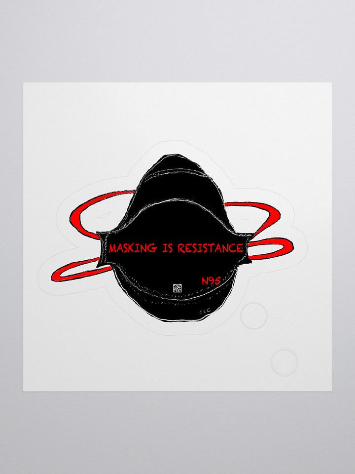 MASKING IS RESISTANCE Stickers product image (1)