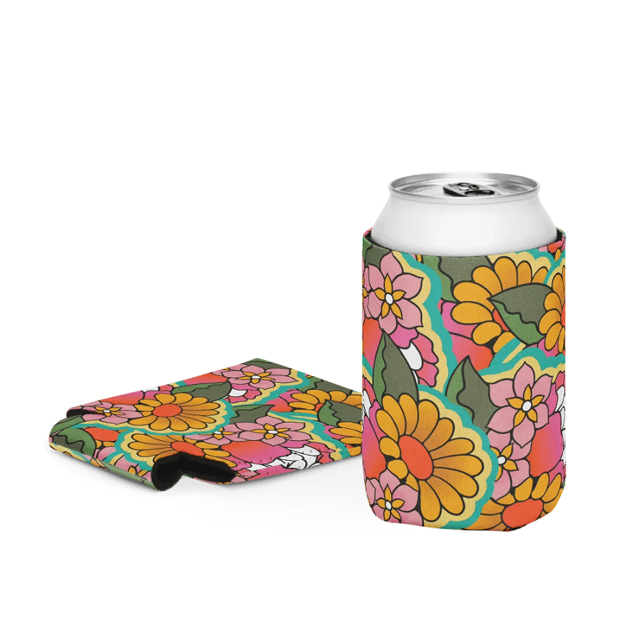 Retro Floral Koozie product image (3)