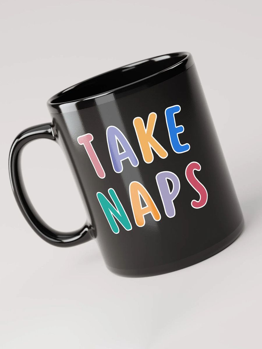 Crazy Naps - Black Mug product image (3)