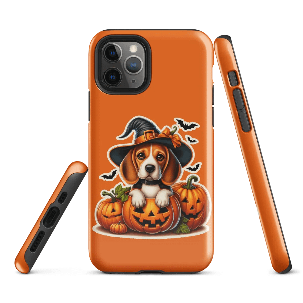 Halloween Pumpkin Beagle - iPhone Tough Case product image (2)