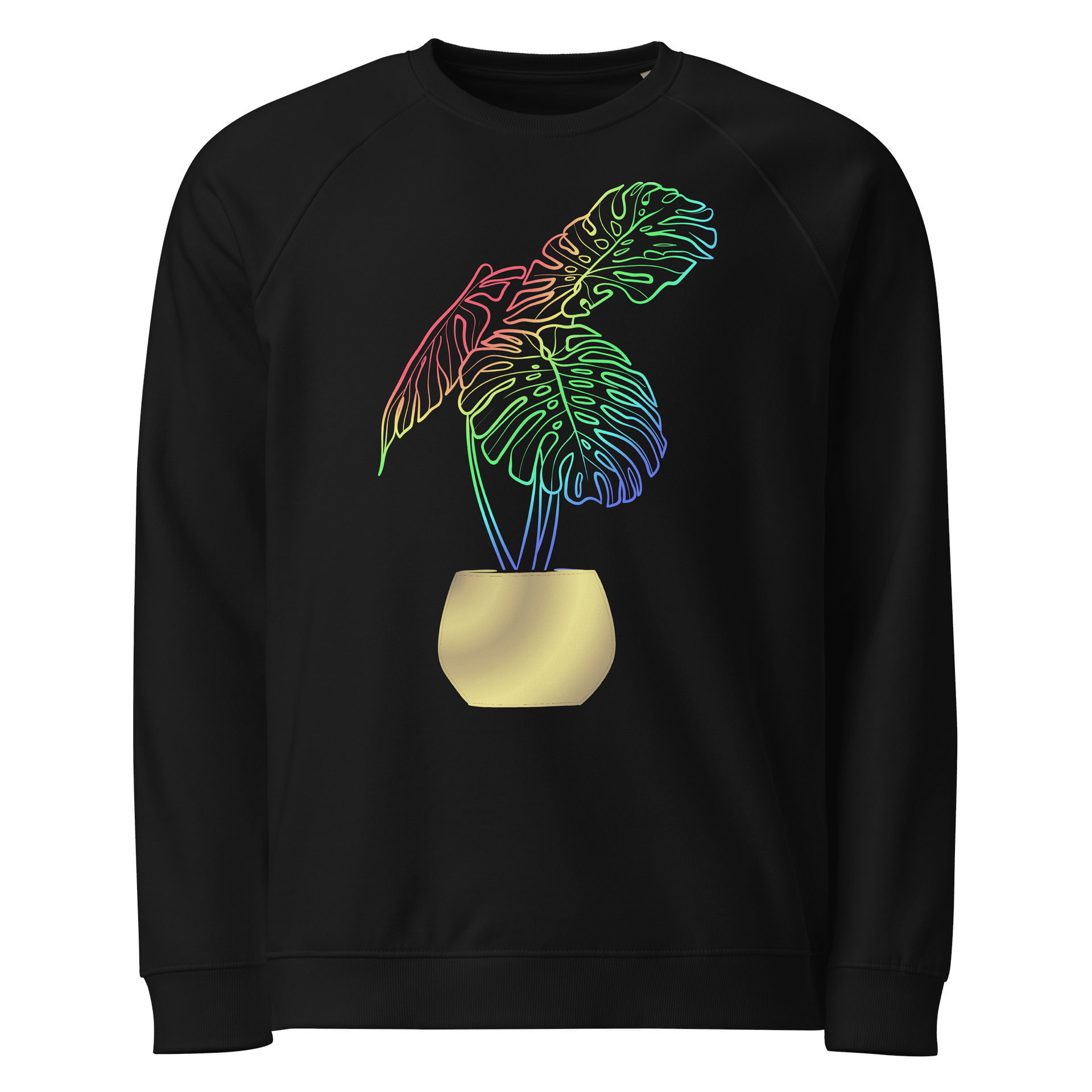 Rainbow Monstera long shirt product image (1)