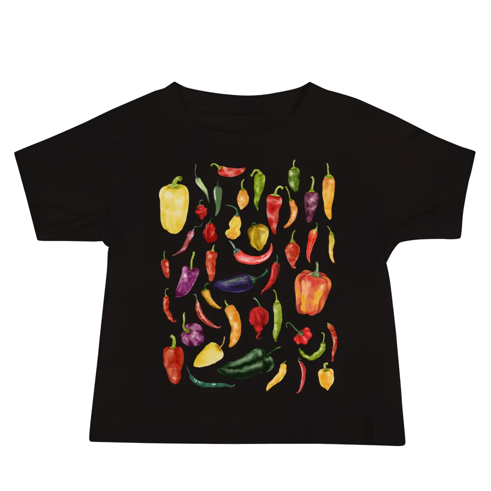 Chili Pepper Collage Baby T-Shirt product image (1)