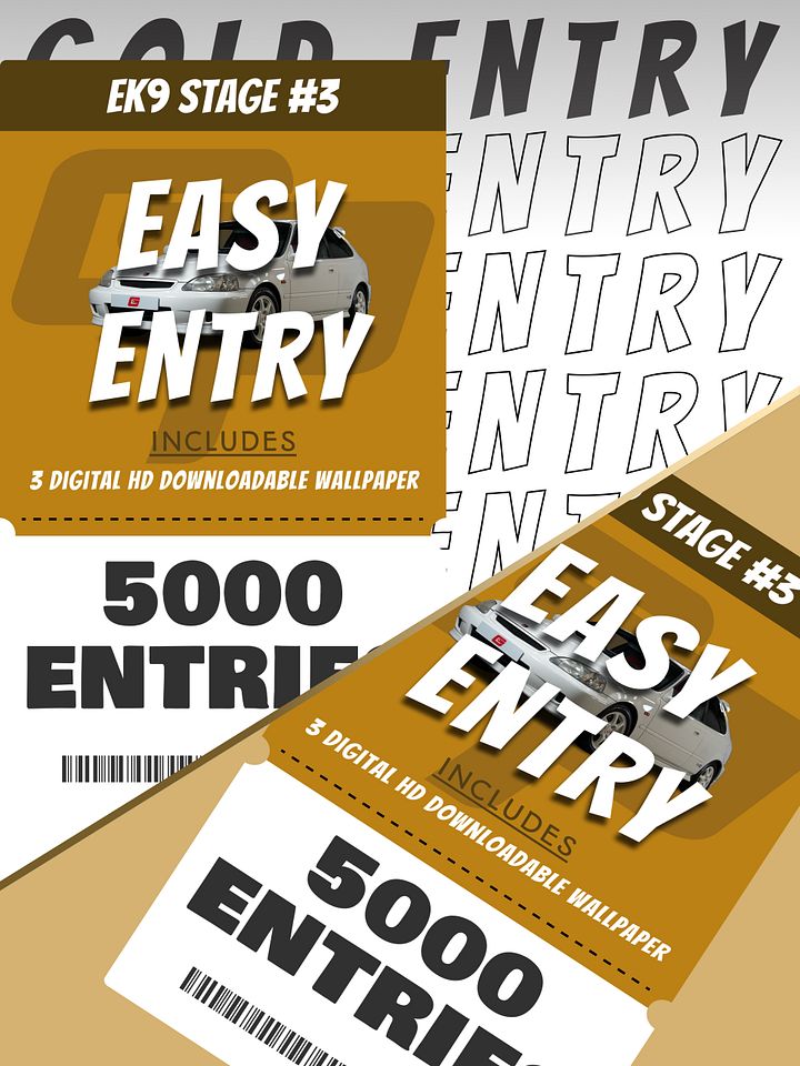 Easy Entry Gold (10000 Entries) product image (1)