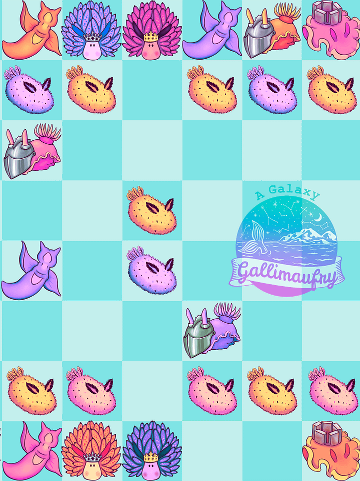 FREE Sea Slug Digital Chess Set! (png images) product image (1)
