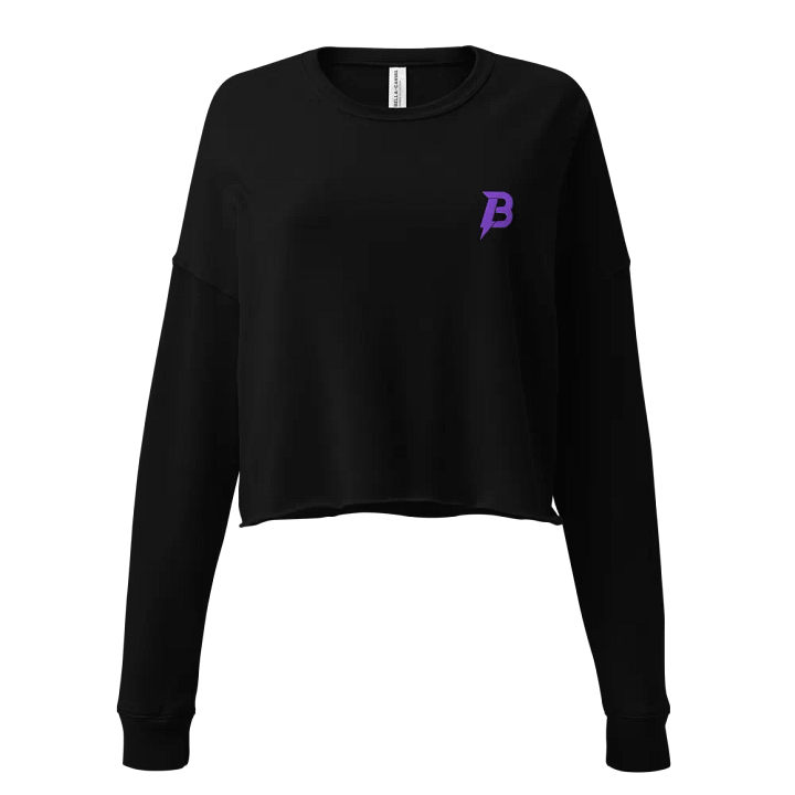 BENW BELLA+CANVAS FLEECE CROP SWEATSHIRT product image (1)