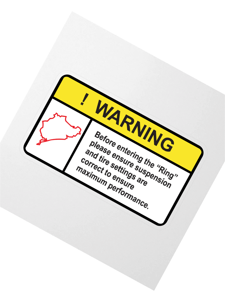 The Ring Warning Sticker product image (2)