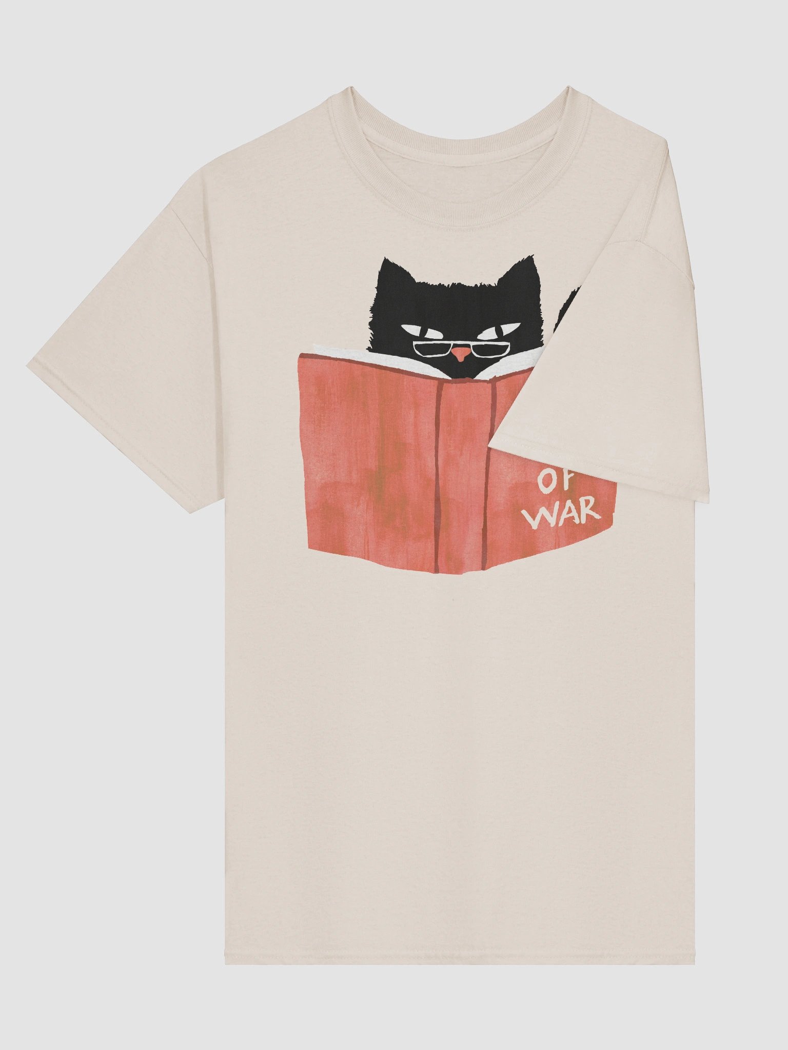 Diabolic cat graphic t-shirt product image (87)