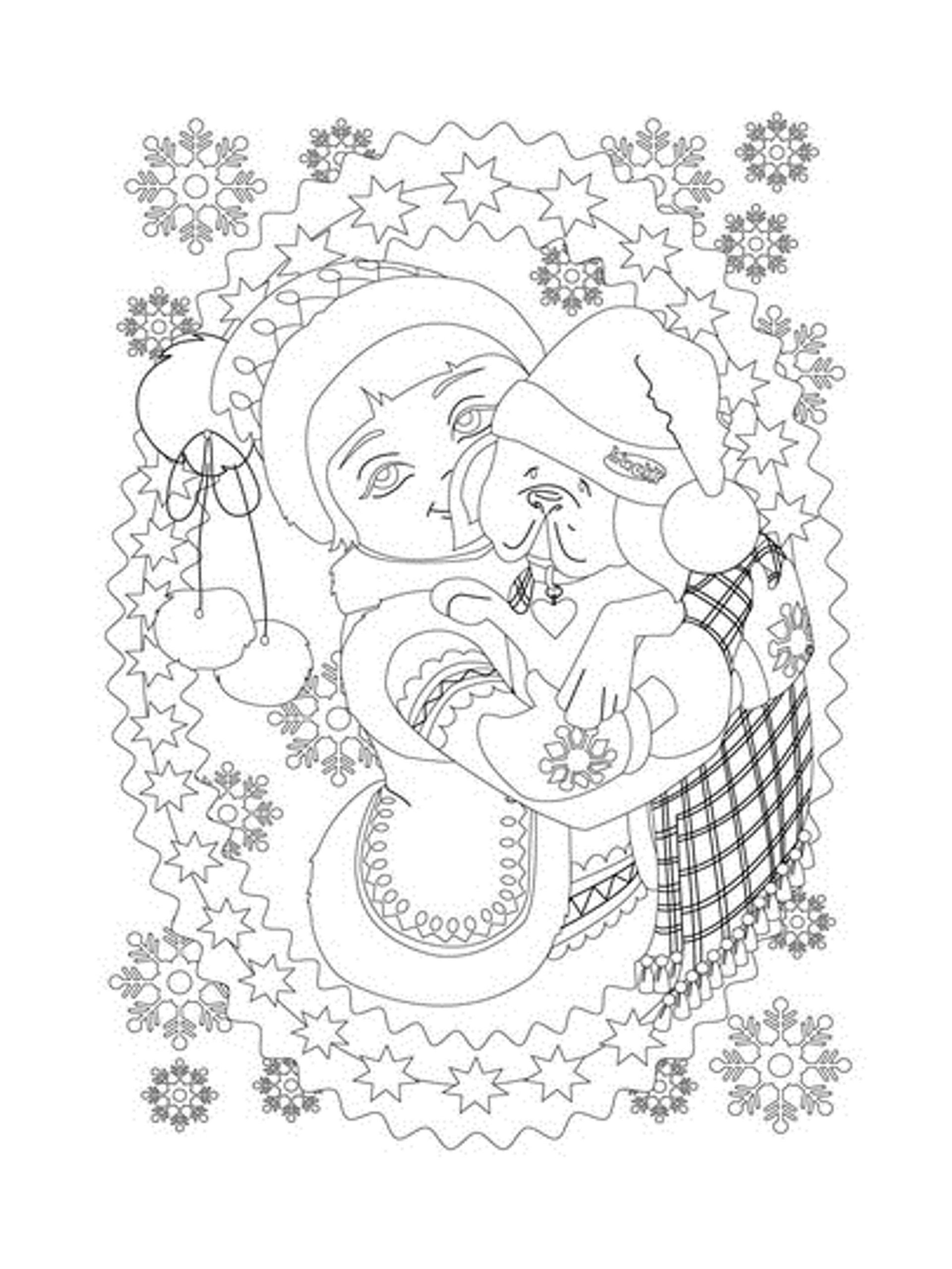 Happy Holiday Fun Coloring Book for Christmas product image (7)