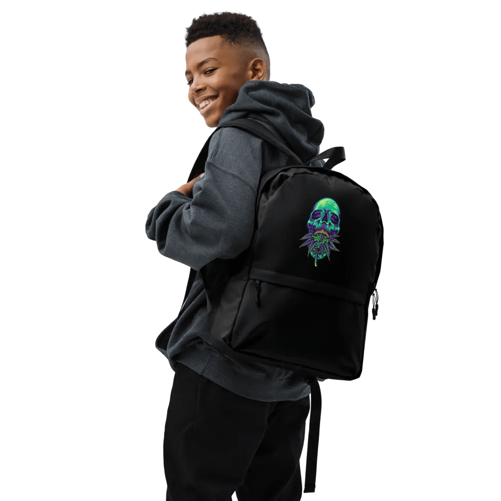 Ethereal Leaf Skull All-Over Backpack product image (7)
