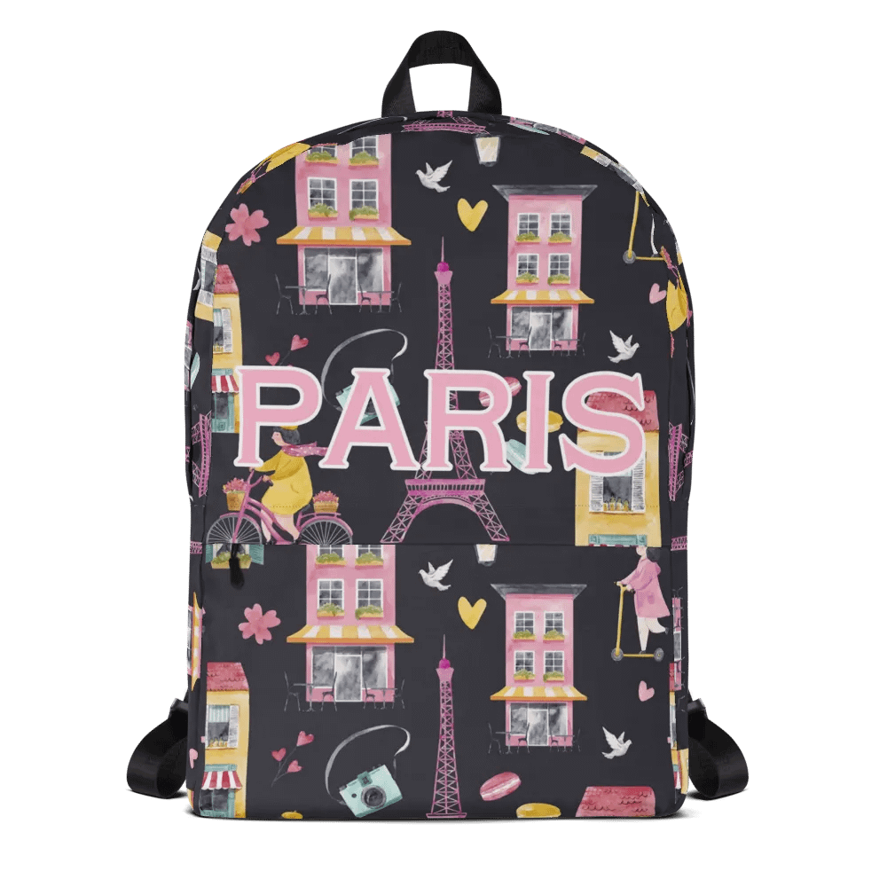 'La Vie Parisienne' All-Over Printed Backpack product image (1)