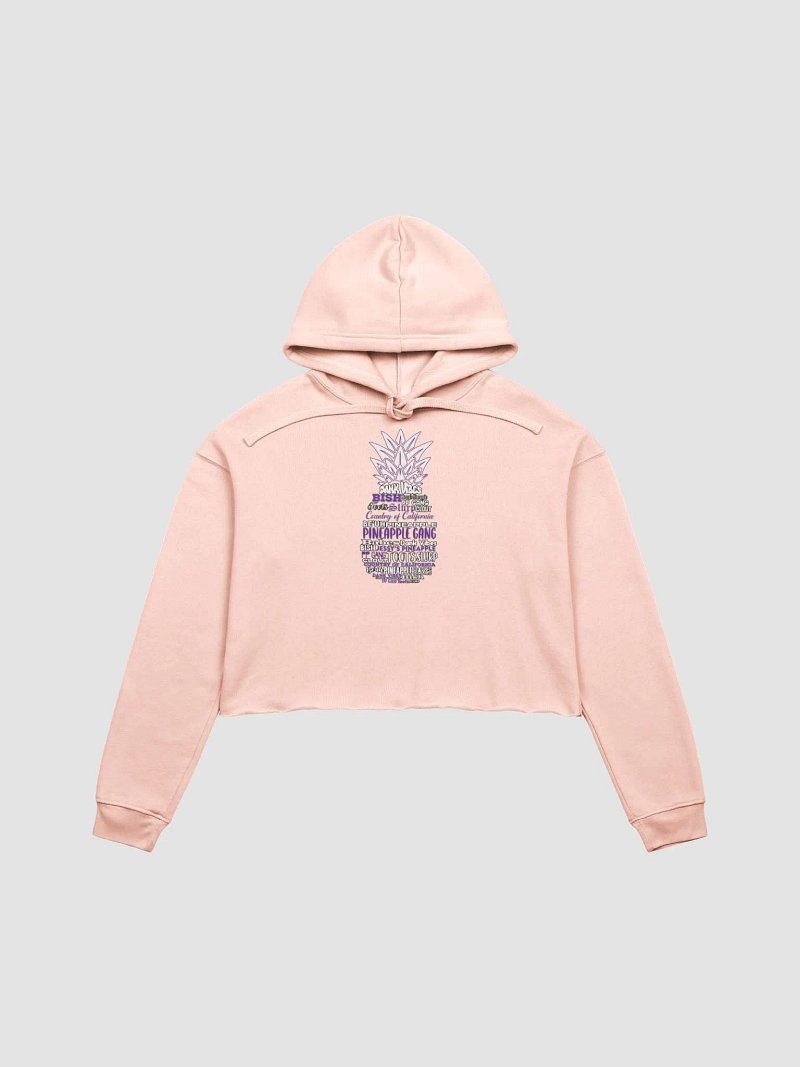 Pineapple Gang Crop Hoodie
