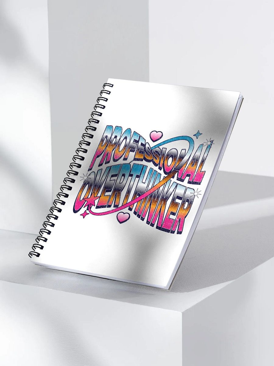 Professional Overthinker Spiral Notebook product image (2)