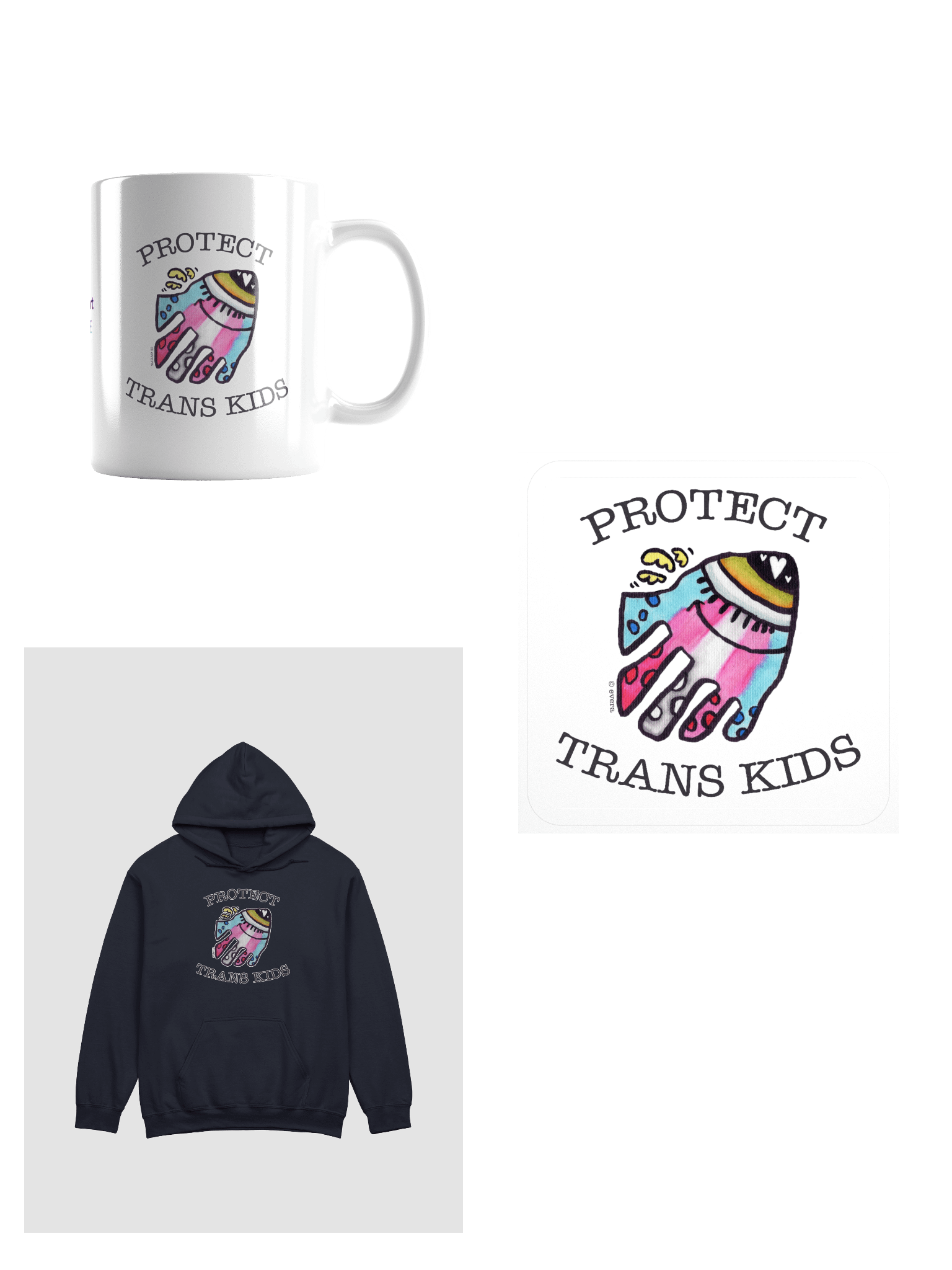 Protect Trans Kids Hoodie Bundle product image (1)