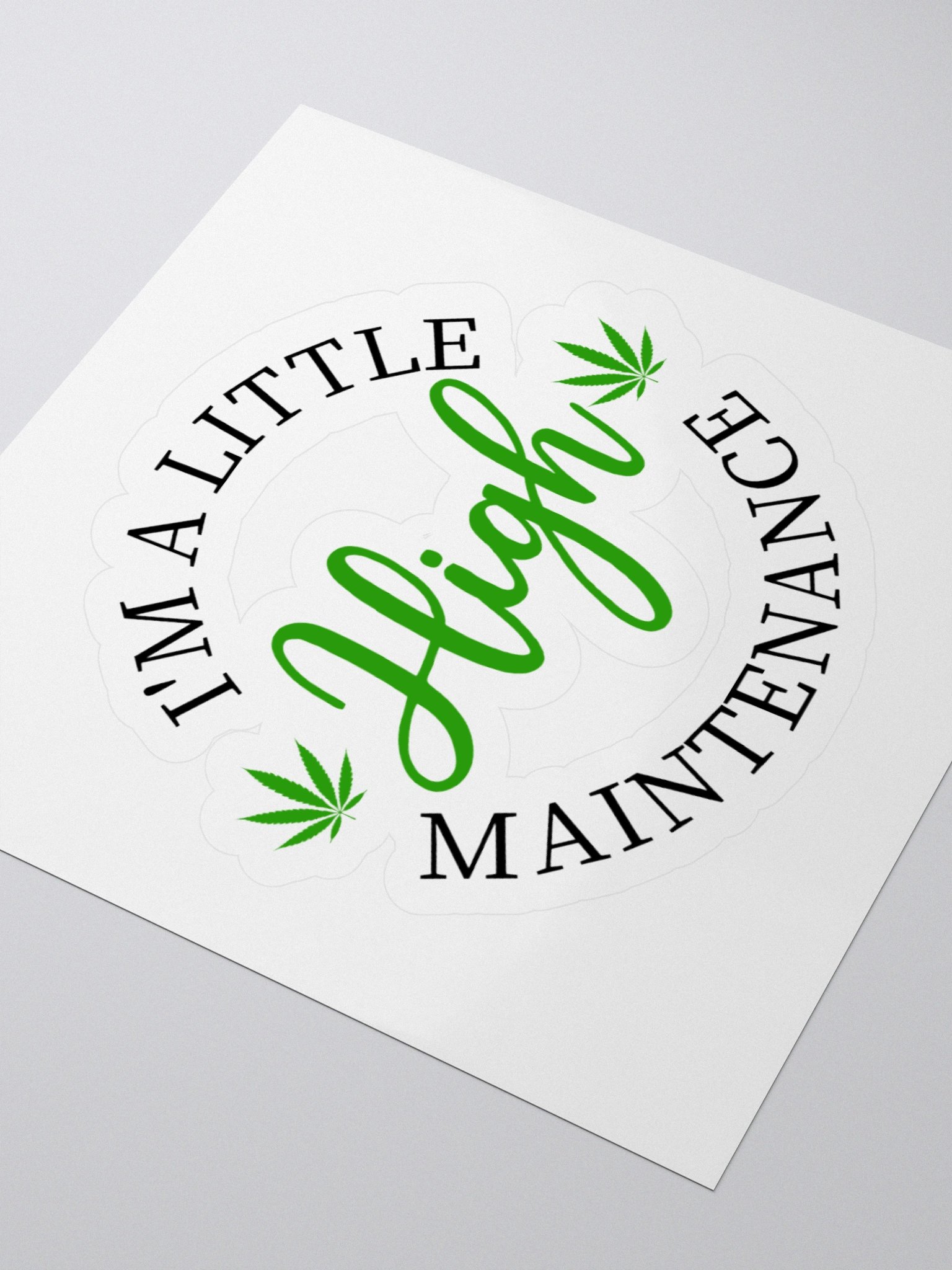 High Maintenance Sticker product image (12)