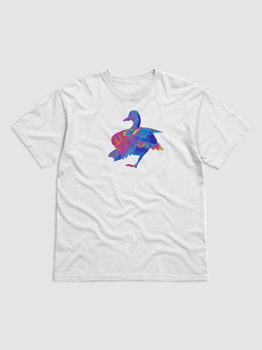 Funky Neon Pink and Blue Duck T Shirt Design product image (1)
