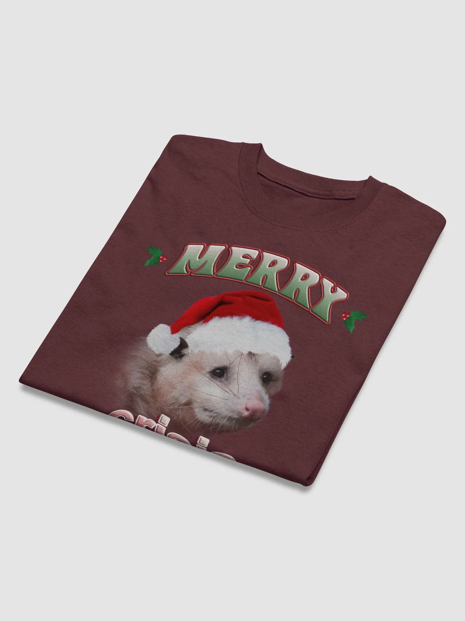 Merry Crisis possum T-shirt product image (41)