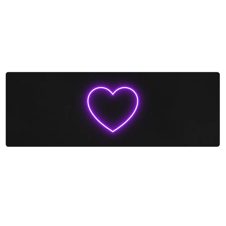 NEON HEART YOGA MATT product image (1)