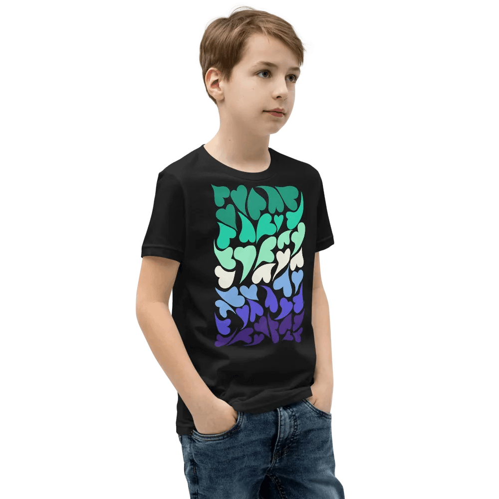 Nestled PRIDE Gay T-shirt (Youth) product image (6)