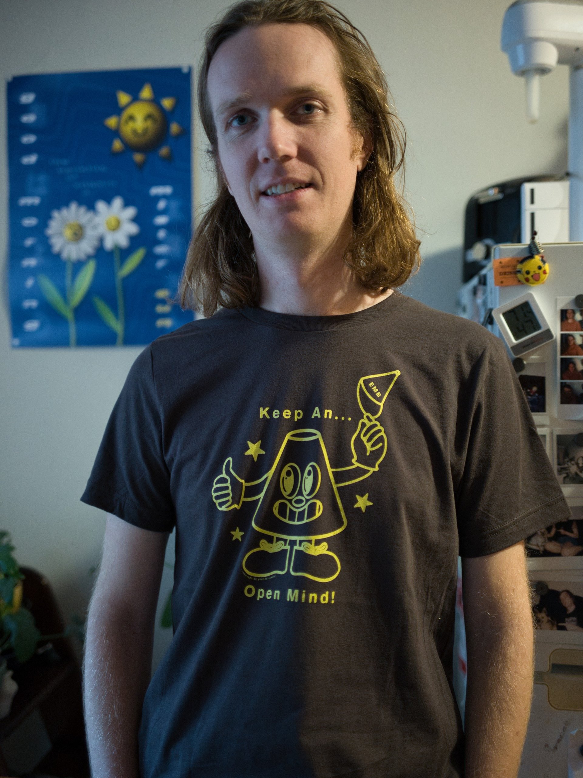 Keep An... Open Mind! Yellow on Brown & Vintage Black product image (5)