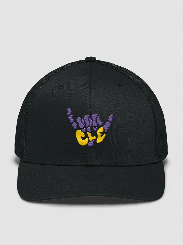 Suns Out, Bones Out Trucker Hat (Purple/Yellow) product image (1)