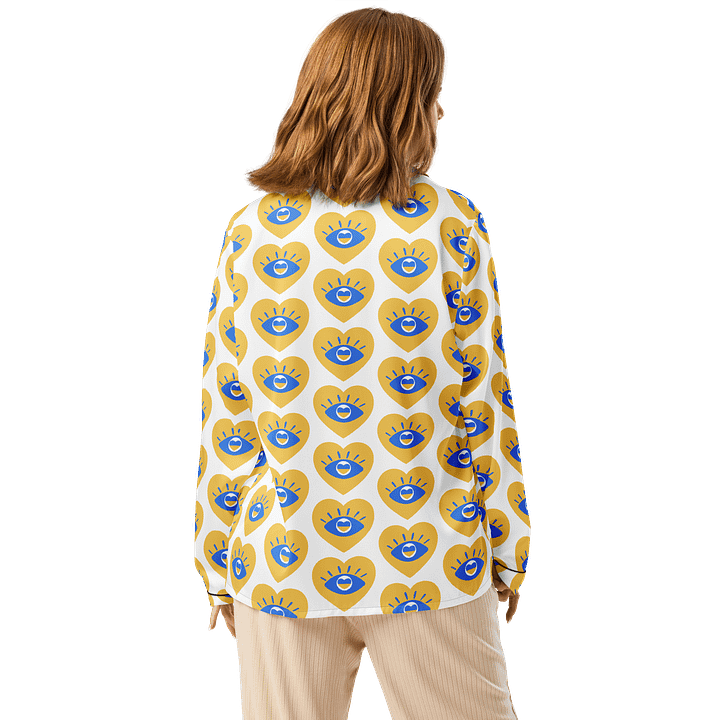 Eyes of Love Women's Pajama Top product image (3)