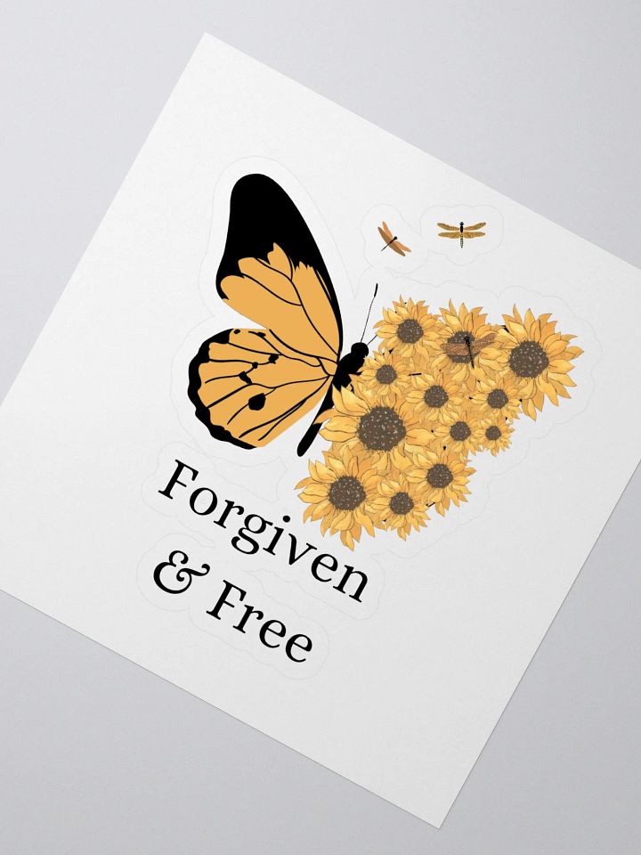 Forgiven & Free Kiss Cut Stickers product image (2)