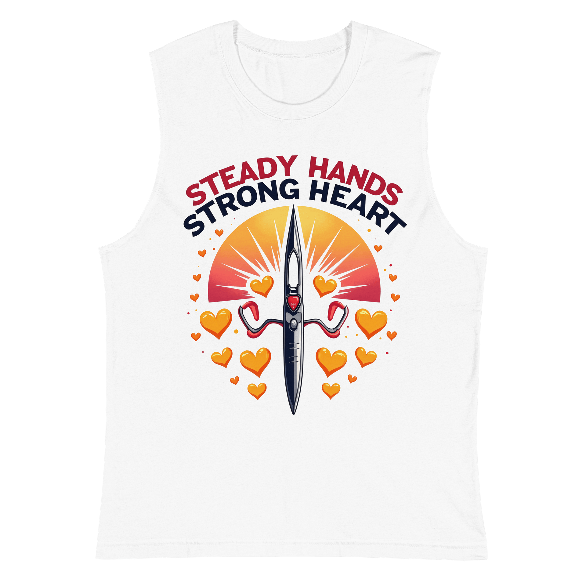 Steady Hands, Strong Heart Muscle Tank product image (2)
