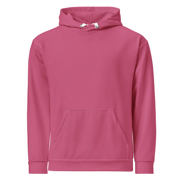 Plain Muted Blush Pink True Summer Unisex Recycled Polyester Heavyweight Premium Hoodie by Treasure Pie product image (1)
