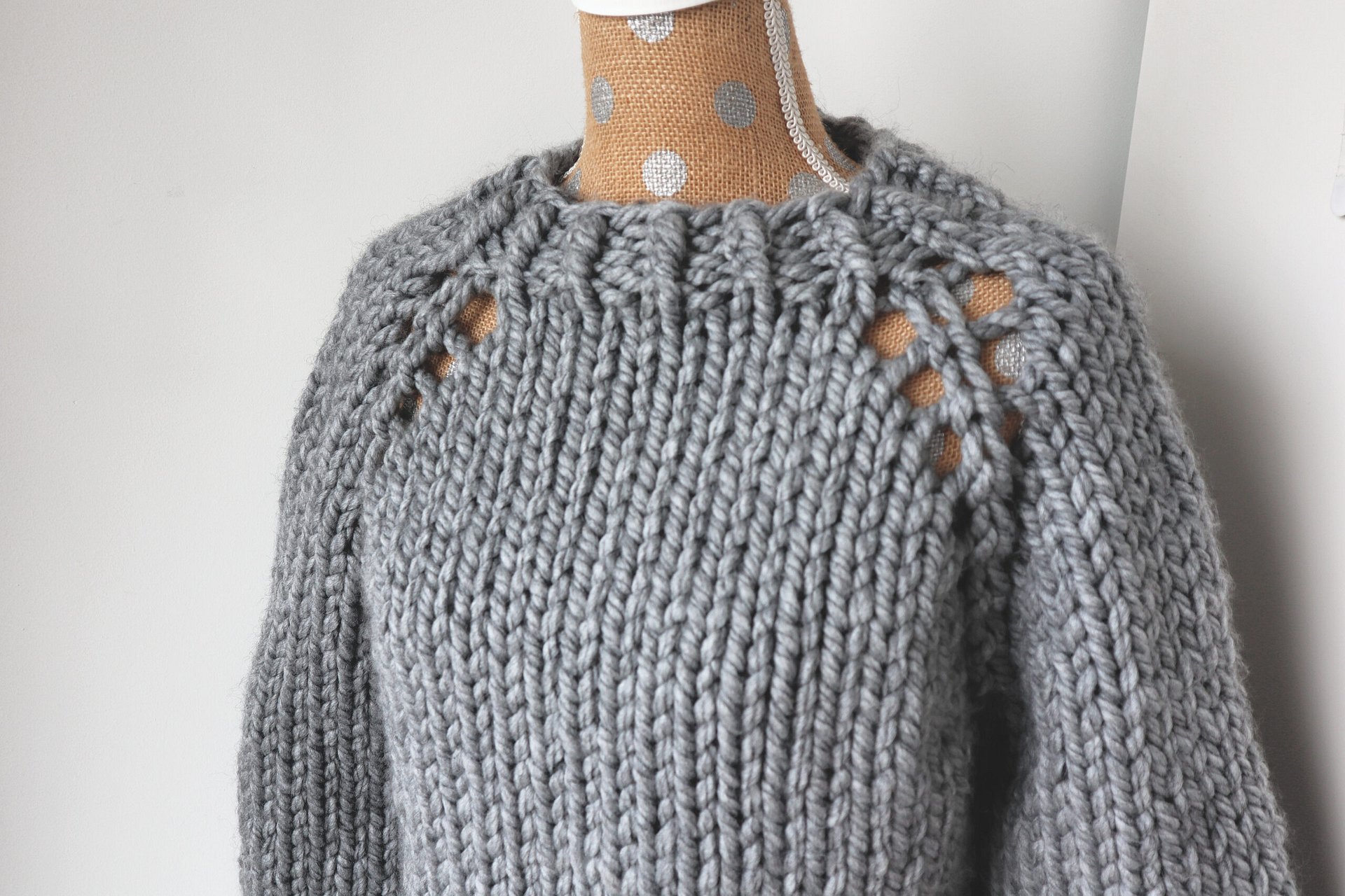 Super Chunky Raglan - Knit Sweater Pattern product image (3)