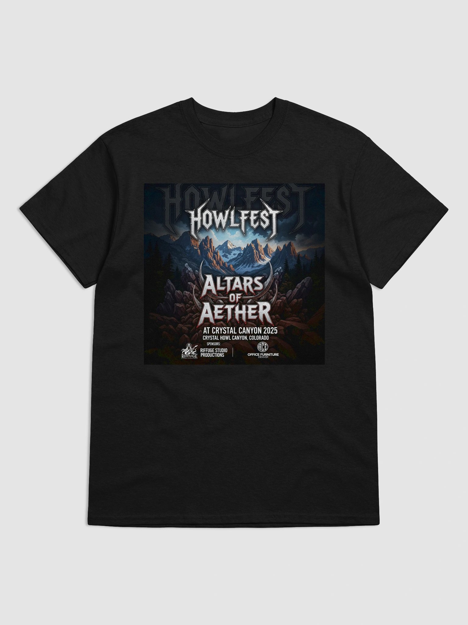 HOWLFEST - ALTARS OF AETHER 2025 Festival Shirt product image (5)