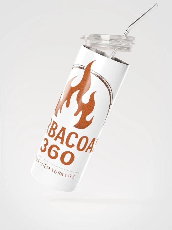 Barbacoa360 Stainless Steel Tumbler, white product image (2)