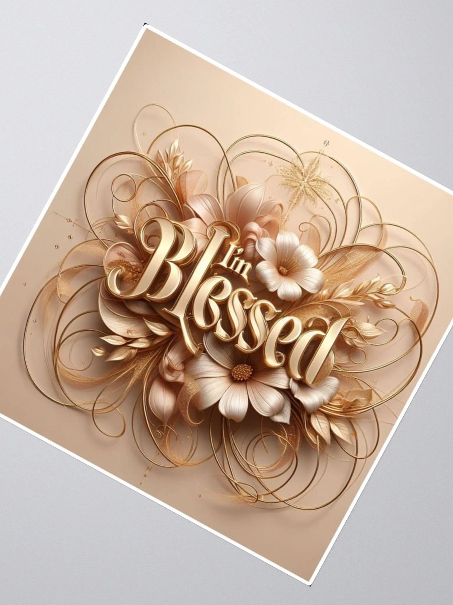 Positive Affirmation Stickers - I'm Blessed product image (3)