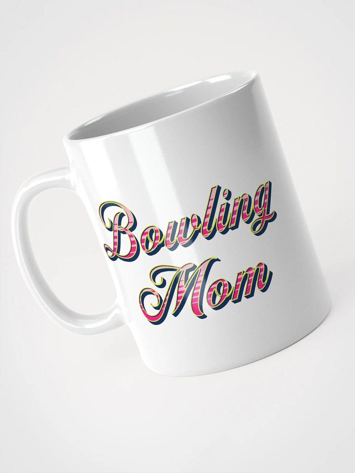 Bowling Mom White Glossy Mug product image (2)