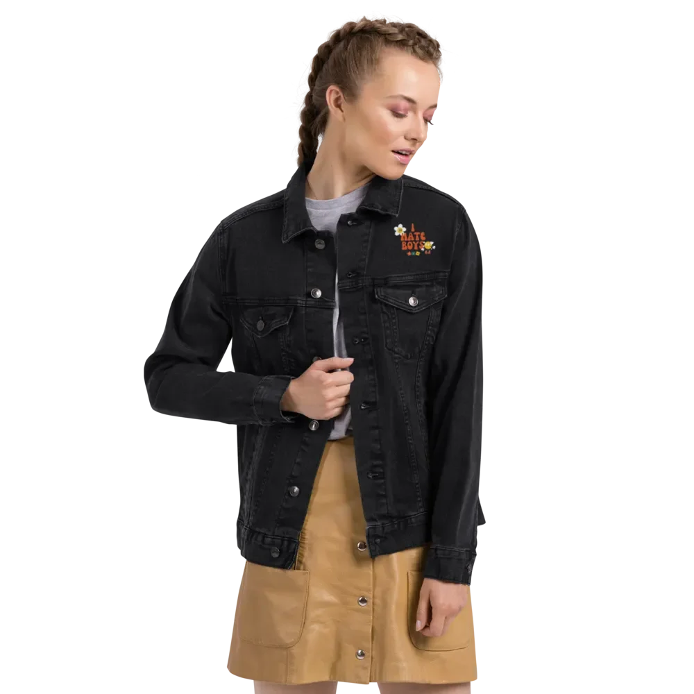 I Hate Boys Denim Jacket product image (7)