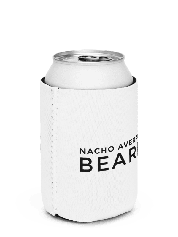 Coozie Can Cooler (Design: Nacho Average Beard) product image (2)