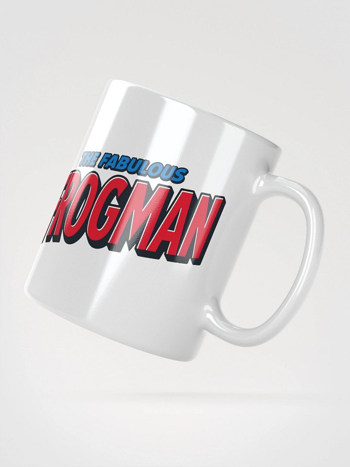 Fabulous Frogman Logo + Meme Face White Mug product image (5)