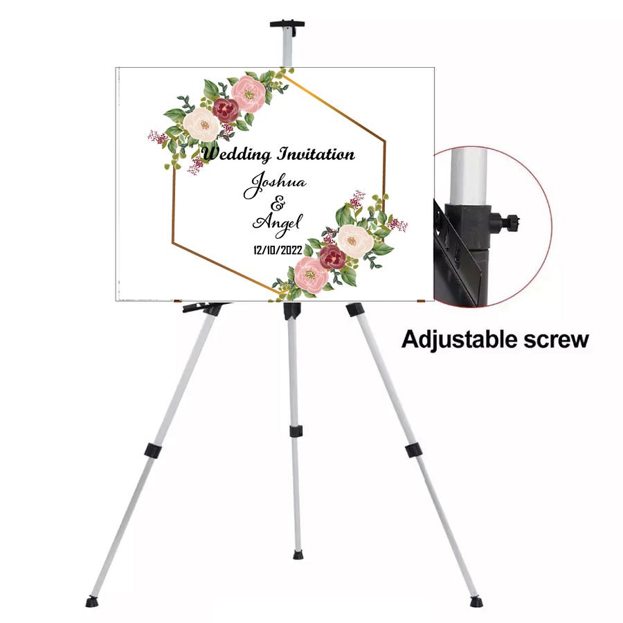 BLISS | Personalised Illustrated Wedding Welcome Sign | Corrugated PVC Board 850g 5mm product image (2)
