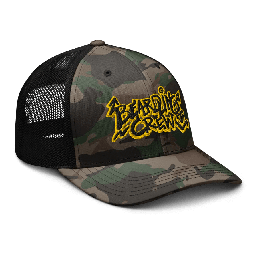 Beardling Crew OG - Camouflage Trucker Hat product image (6)