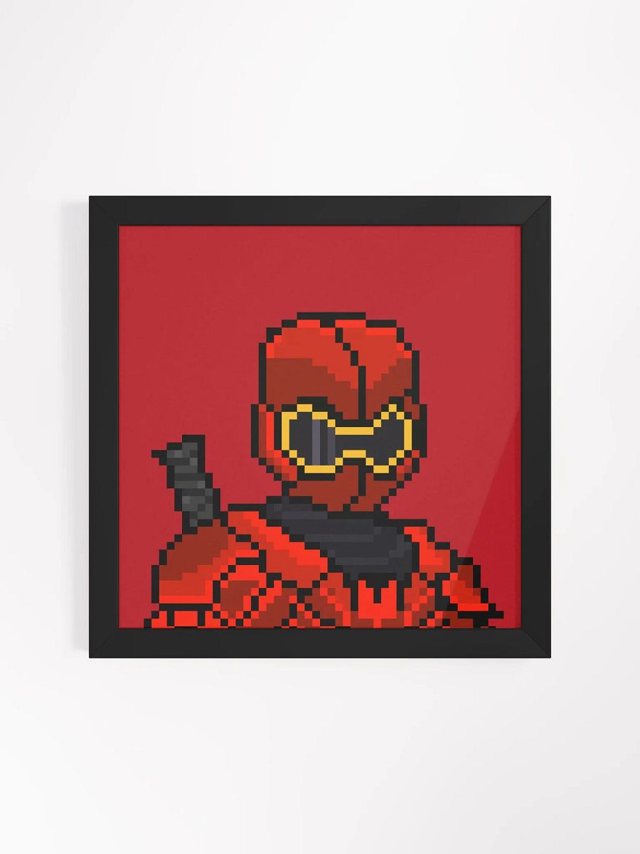 Power Zerp #1863 Red Ninja Squared Frame product image (1)