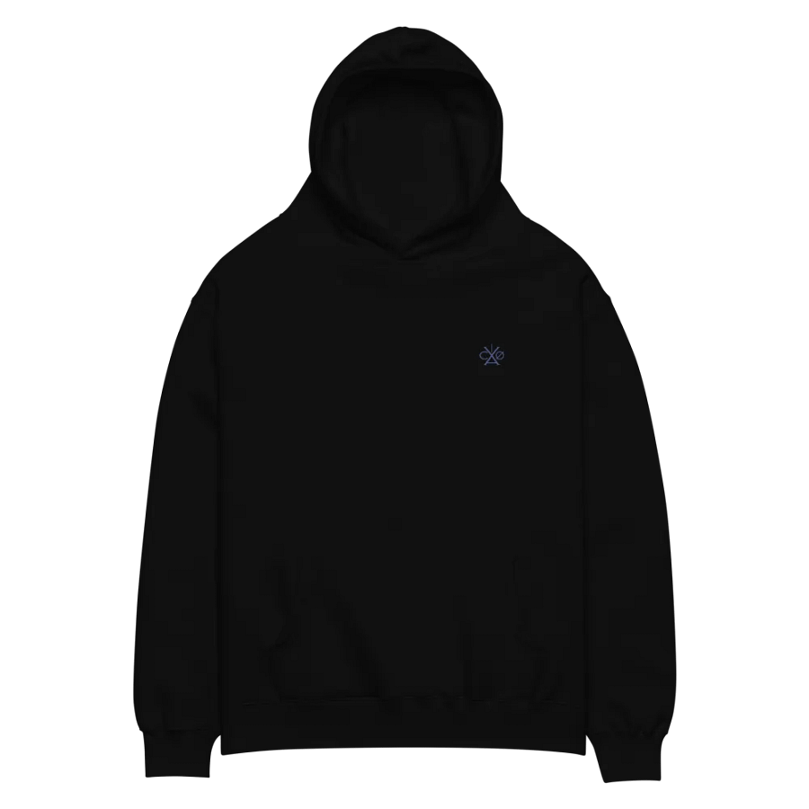 VACIO Abstract Scratch Skull Premium Relaxed Fit Hoodie (B) product image (7)