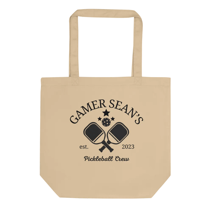 Gamer Sean's Pickleball Crew Cotton Tote product image (1)