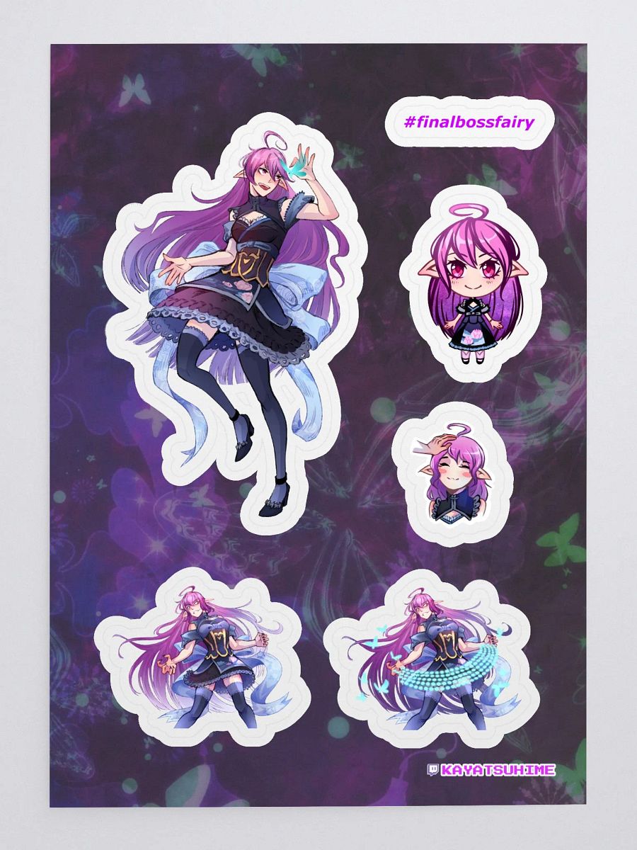 #finalbossfairy Sticker Sheet product image (1)
