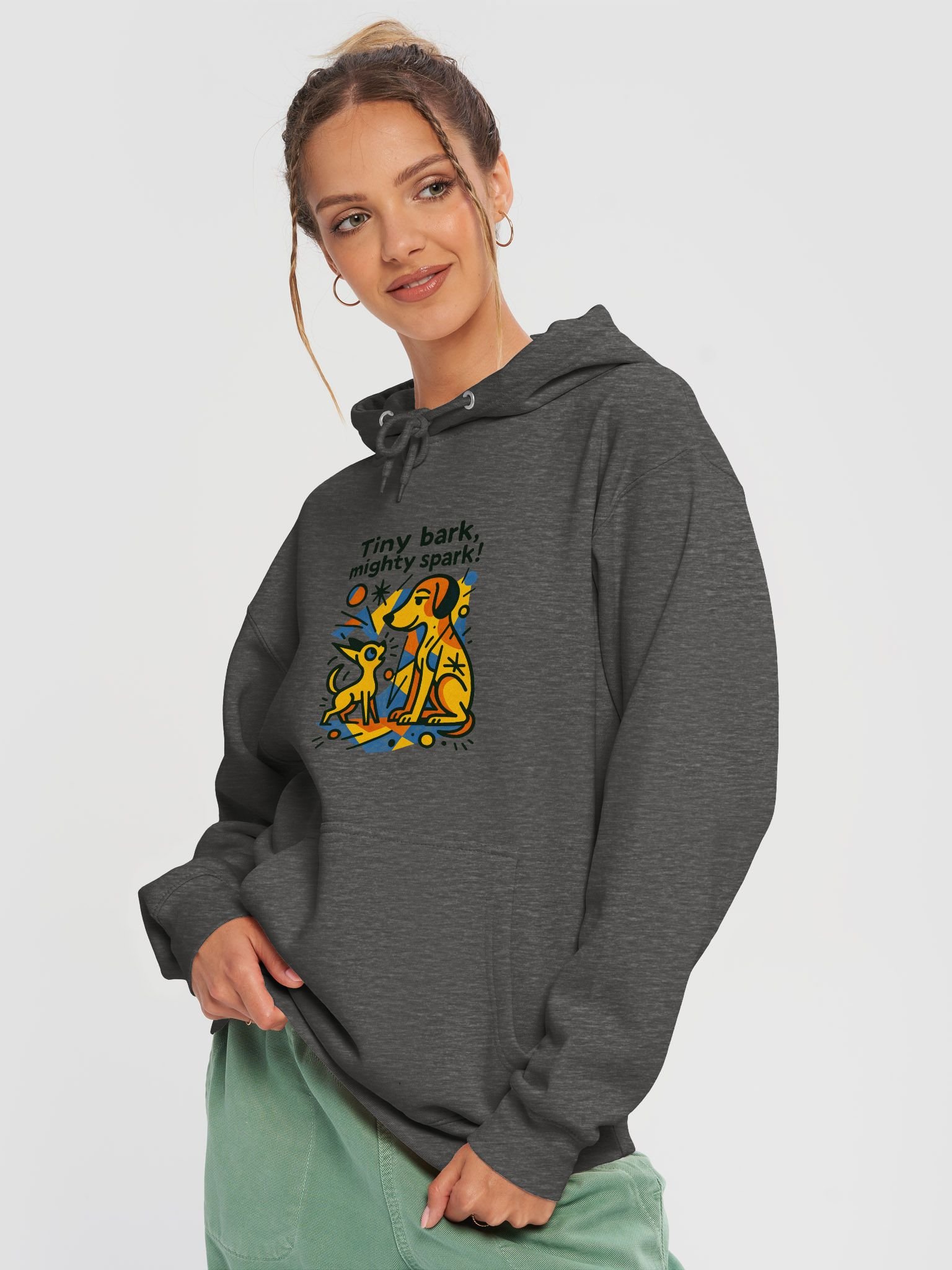 Tiny Bark, Mighty Spark – Lane Seven Premium Hoodie for Bold Souls product image (13)
