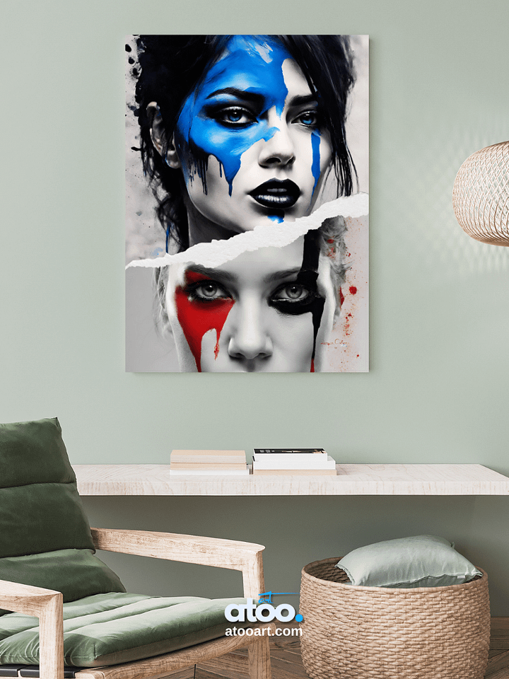 Living in Colors | Blue and beyond... | Collage Wall Art product image (2)