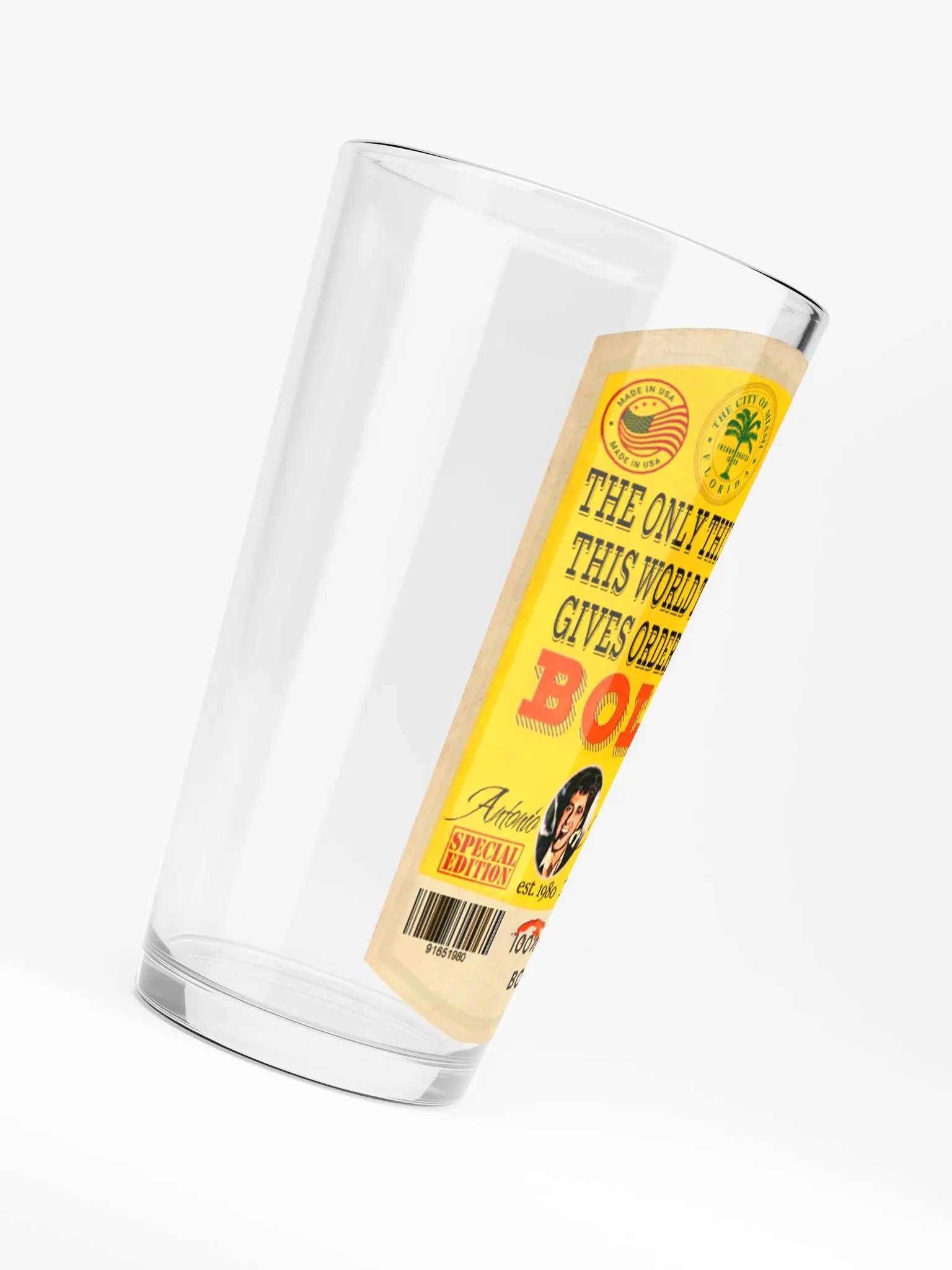 Antonio Montana's BOLS Gin Shaker Pint Glass product image (6)