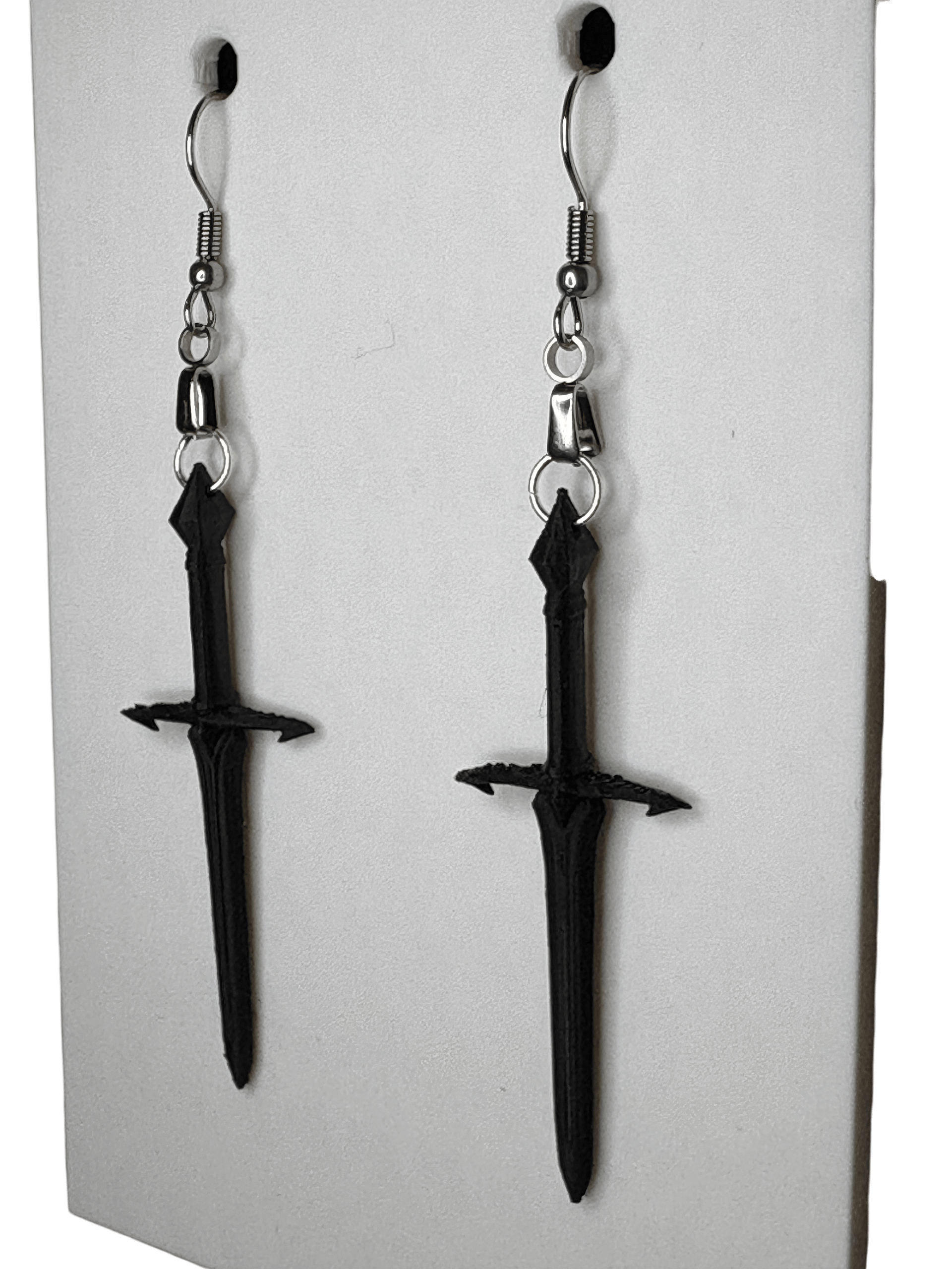 Black Sword Earrings product image (2)