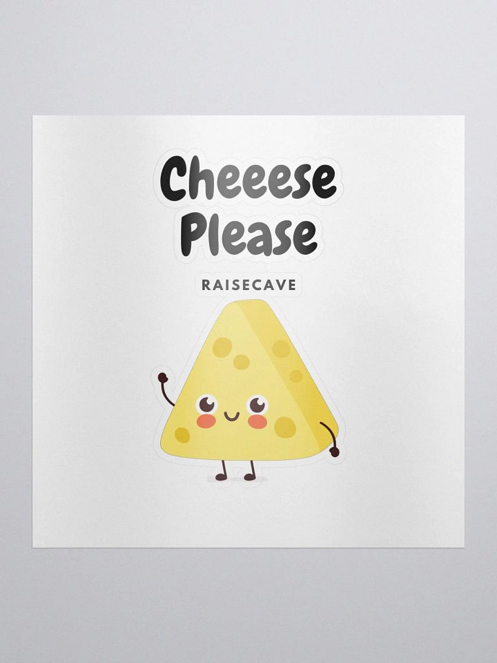 Cheeese Please Sticker product image (1)